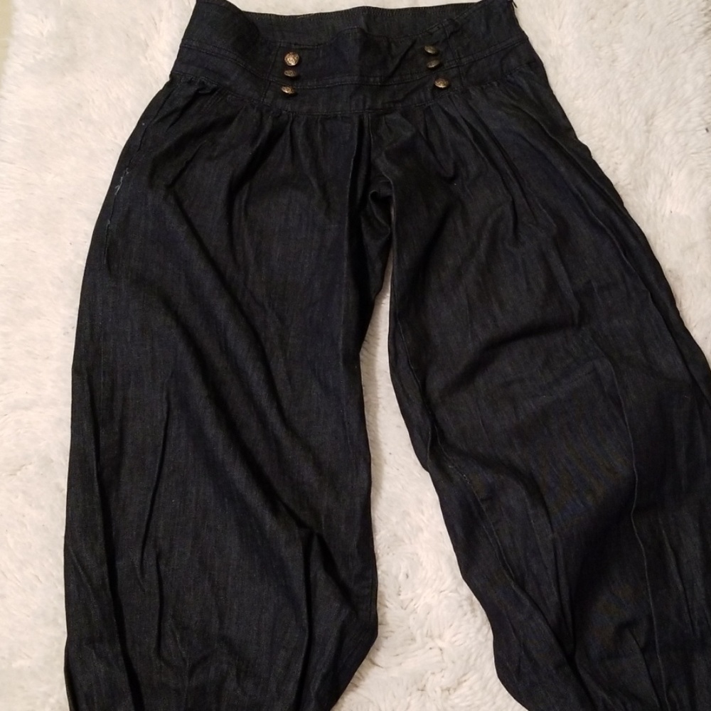 Navy blue gauchos